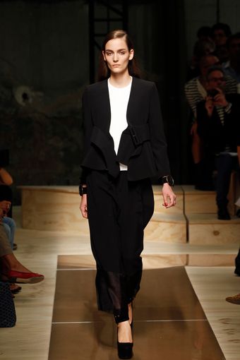 Celine Spring 2012 Black Cropped Trouser - Lyst