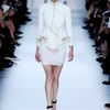 Givenchy Spring 2012 Peplum Blazer with Satin Trim Undulated Lapel (Skirt Suit) in White - Lyst