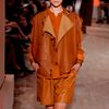Hermes Spring 2012 Leather Sleeveless Jacket in Orange - Lyst