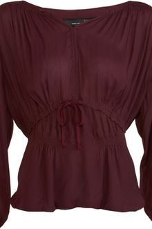 Isabel Marant Pleat Front Blouse - Lyst