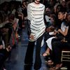 Jean Paul Gaultier Spring 2012 Stripey Sailor Jersey Tunic in White (black) - Lyst