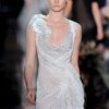John Galliano Spring 2012 Bias Cut Sheer White Gown With Silver Embroidery  in White - Lyst