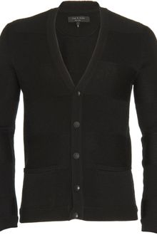 Rag & Bone V-neck Button Cardigan - Lyst
