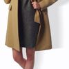 3.1 Phillip Lim Single Breasted Coat with Scarf in Beige (camel) - Lyst
