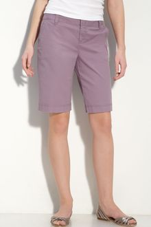 Caslon® Stretch Twill Bermuda Shorts - Lyst