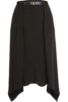 Marni Asymmetric Belted Skirt - Lyst
