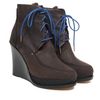 Rag & Bone Dolgan Wedge Booties in Brown (bone) - Lyst