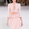 Alexander Mcqueen Spring 2012 Pink Ruffle Trim Pencil Skirt  in Pink - Lyst