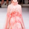 Alexander Mcqueen Spring 2012 Sleeveless Empire Line Gown With Ruffle Top and Exaggerated Ruffle Bottom in Red - Lyst