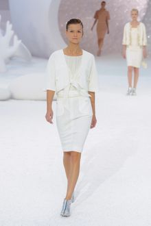 Chanel Spring 2012 White See Through Top - Lyst