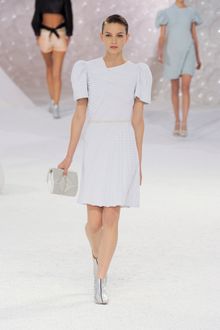 Chanel Spring 2012 Silver Clutch Bag - Lyst