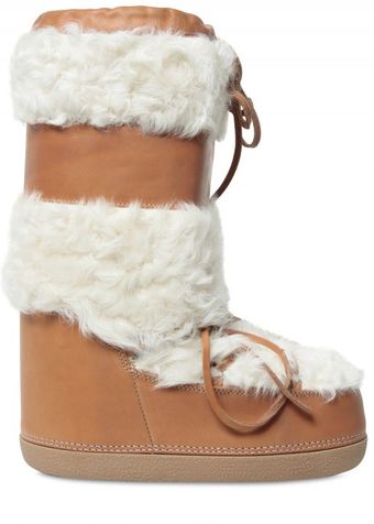  Sheepsfur and Calfskin Moon Boot Boots 
