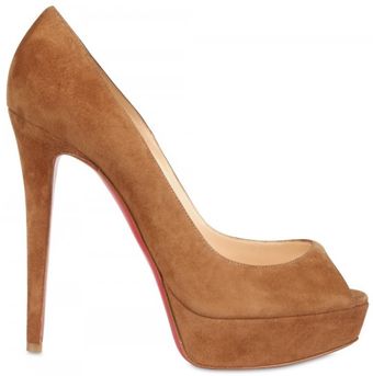 Christian Louboutin 140mm Banana Suede Pumps - Lyst