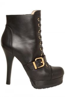 Fendi 120mm Lace Up Calfskin Boots - Lyst
