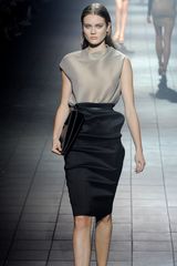 Lanvin Spring 2012 Black High Waist Pencil Skirt
