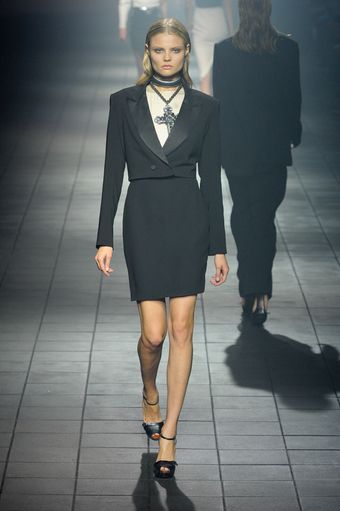 Lanvin Spring 2012 Black High Waisted Pencil Skirts  - Lyst