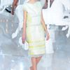Louis Vuitton Spring 2012 Yellow Sleeveless Knee Lenght Dress with White Sheer Silk Layer in Yellow - Lyst