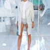 Louis Vuitton Spring 2012 White Leather Pointy Toe Strappy Mules in Blue - Lyst