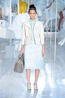 Louis Vuitton Spring 2012 Skirt with Broderie Anglaise - Lyst