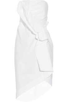 Thakoon Asymmetrical Cotton-blend Brushed Twill Dress - Lyst