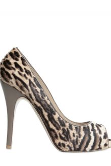 Valentino 120mm Ponyskin Open Toe Pumps - Lyst