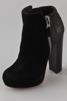 B Brian Atwood Paramour Suede High Heel Booties - Lyst