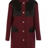 Balenciaga Virgin Wool and Technosatin Coat in Purple (prune) - Lyst