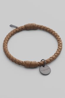 Bottega Veneta Braided Leather Bracelet - Lyst