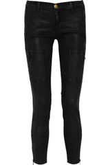 Current/Elliott The Flat Mid-rise Cropped Skinny Jeans