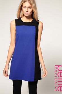 ASOS Collection Asos Petite Exclusive Colour Block Dress - Lyst