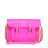 Cambridge Satchel Company Exclusive To Asos 11 Pink Fluro Cracked Leather Satchel in Pink - Lyst
