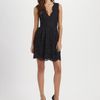 Dkny Lace Dress in Black - Lyst