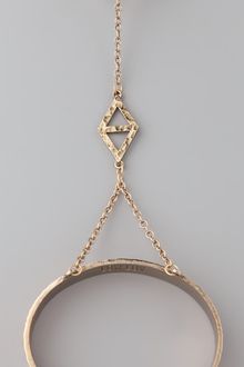 Low Luv X Erin Wasson Hammered Triangle Hand Bracelet - Lyst