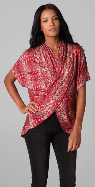Marc By Marc Jacobs Serpent Print Blouse - Lyst