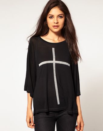  Skinny Cross Raglan Tee 