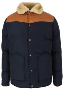 Penfield Rockwool Navy Jacket - Lyst