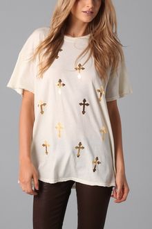 Wildfox All Over Crosses Tee - Lyst