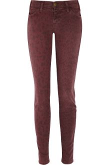 Current/Elliott The Ankle Skinny Low-rise Jeans - Lyst