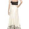 Kay Unger Embroidered Silksatin Gown in Black - Lyst