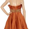 Marchesa Embellished Silkorganza Dress in Orange - Lyst