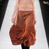 Narciso Rodriguez Silkmousseline Dress in Brown (copper) - Lyst