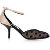 Stella Mccartney Polkadot Satin Kitten Heels in Black - Lyst