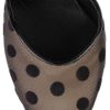Stella Mccartney Polkadot Satin Kitten Heels in Black - Lyst