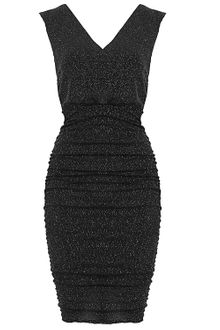 Alice + Olivia Mid Length Ruched Dress - Lyst