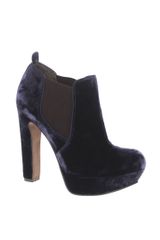Asos Asos Acorn Velvet Chelsea Ankle Boot