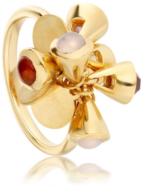 Astley Clarke Fanfair Ring in Gold (yellow) - Lyst