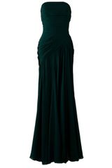 Eastland Strapless Pleated Gown