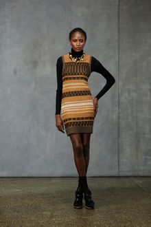 Edun Jacquard Sweater Tank Tunic - Lyst