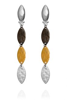 Gurhan Leaf Drop Earrings - Lyst