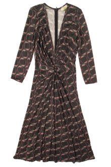 Issa Silk-jersey Gathered Waist Dress - Lyst